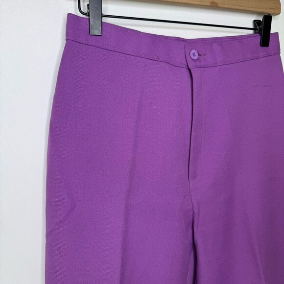 Vintage Levi's Bend Over Dress Pants Women's 6 (vintage 14) purple High-Rise - Picture 3 of 14